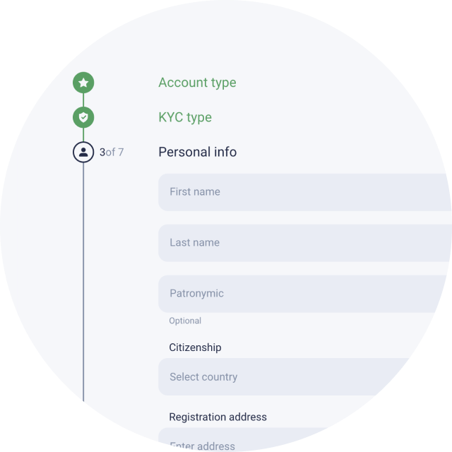 Register on Bitbanker and complete KYC verification